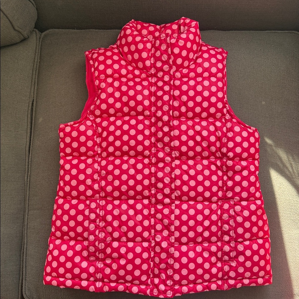 GAP Pink Polka Dot Kids Vest